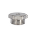 Заглушка латунна 1/2" з зовнішньою різьбою SD Forte SF35315 фото 3
