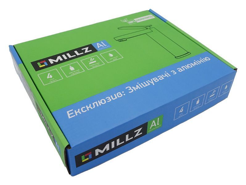 Смеситель для раковины Millz MRS-AL-B13 Silver фото