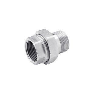 Сгон-американка прямая Karro 1 1/4" ВН никелированная KR-3102 фото