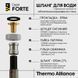 Шланг Forte для води D10 60 см нержавіюче оплетення 1/2"x1/2" ВВ TAF384W60 Thermo Alliance фото 3