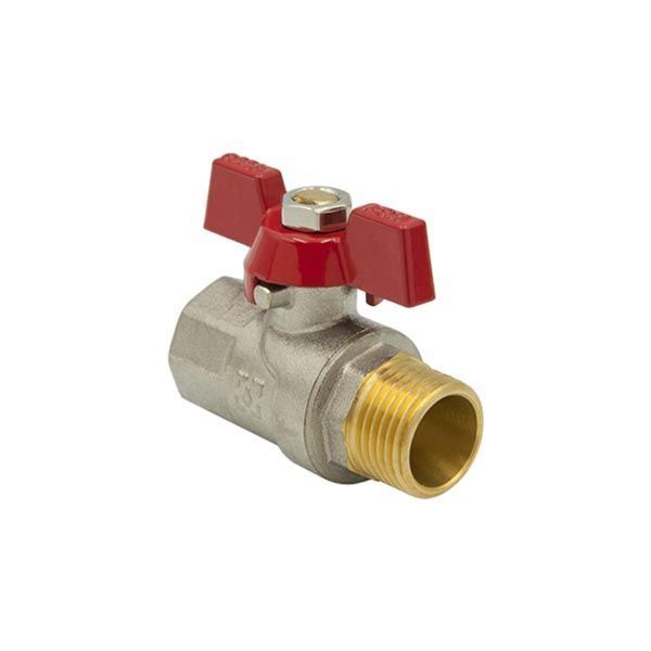 Кран кульовий 1" ВЗ для води (метелик) Raftec Red CBB-031 фото