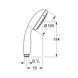 Лейка для ручного душа Grohe New Tempesta 100 26161001 фото 2