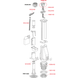 Сливной механизм Alcaplast А08 с двойной кнопкой 3/6L фото 3