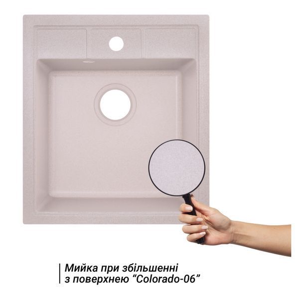 Кухонна мийка Lidz 460х515/200 COL-06 (LIDZCOL06460515200) фото