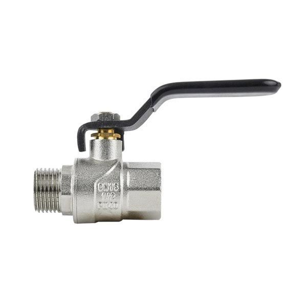 Кран кульовий 1" ВЗ для води (ручка) Raftec Black DRH31 фото