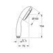 Лейка для ручного душа Grohe New Tempesta 100 27852001 фото 2