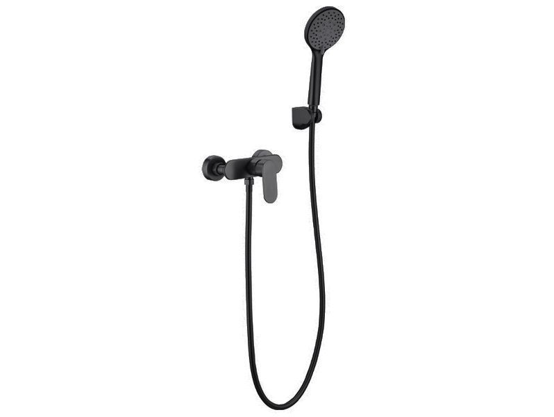 Змішувач для душу, латунь чорний матовий AIM DG01240 matte black фото