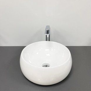 Умивальник (раковина) VBI LATERZA WHITE накладний фото