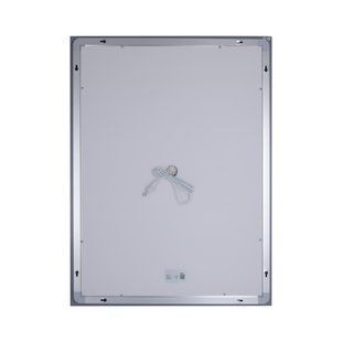 Дзеркало Lidz Kubis 600х800 з LED-підсвічуванням Touch, з антизапотіванням, з димером, рег. яскравості LD78LF9376080 фото