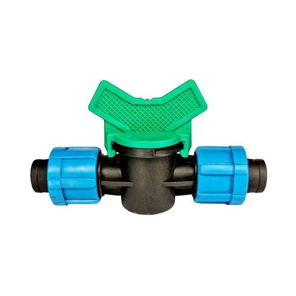 Кран проходной для капельной ленты 16 мм Santehplast SL-011-5 фото