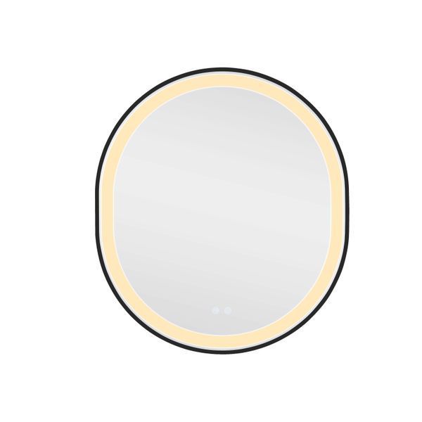 Дзеркало Qtap Gemini 800х700 з LED-підсвічуванням Touch, з антизапотіванням, з димером, рег. темп. кольору (3000-6500K) QT2578R8072B фото