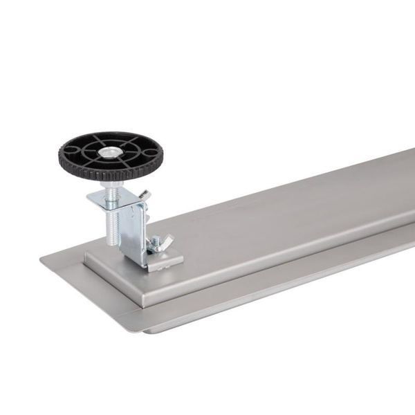 Трап для душа 40 см под плитку Qtap Taurus Tile400 из нержавеющей стали, линейный, сухой затвор, двусторонняя решетка фото