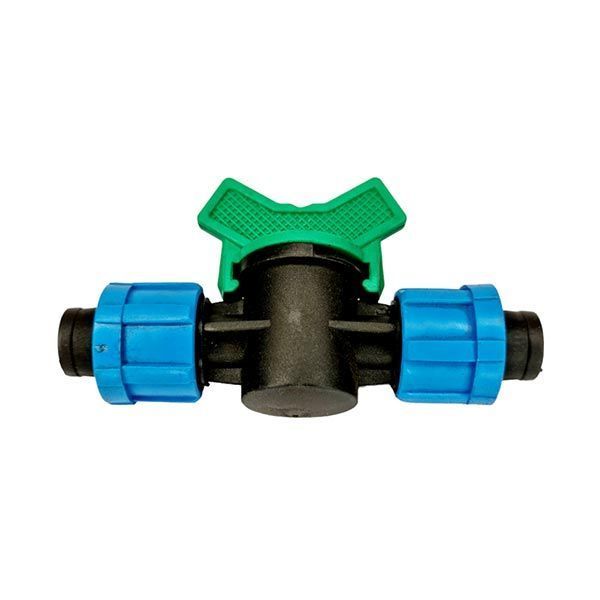 Кран проходной для капельной ленты 16 мм Santehplast SL-011-5 фото
