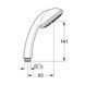 Лейка для ручного душа Grohe Tempesta 100 28419002 фото 2