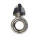 Кран шаровый 1/2" ВВ для воды (бабочка) Raftec Black DRB1 фото 6