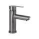Змішувач для раковини Brinex Pure 001F низький Graphite BRIPUR001FGRP фото 1