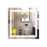 Дзеркало Lidz Kubis (KU1) 700х700 з LED-підсвічуванням Touch, з антизапотіванням, з димером, рег. яскравості LDKU70070049287 фото