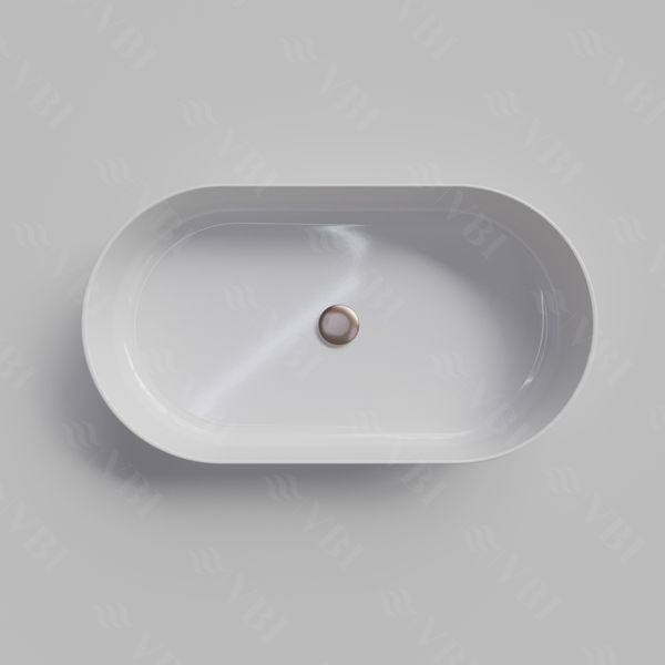 Умывальник (раковина) VBI VERONA 70 WHITE накладной фото