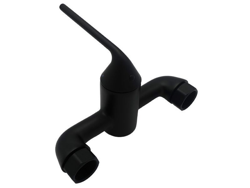 Змішувач для душу, латунь чорний матовий AIM DG13690 matte black фото