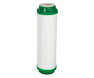Картриджа з гранульованим активованим вугіллям з KDF (4.5"x20") Aquafilter FCCBKDF20BB фото
