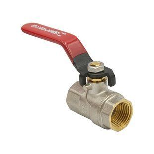 Кран шаровый 1/2" ВВ для воды (ручка) Raftec Red CBH-01 фото