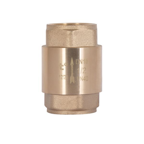 Обратный клапан 1/2"ВВ Slim с латунным штоком Thermo Alliance Base TAB240W15S фото