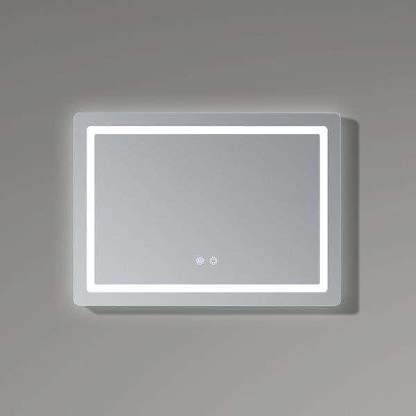 Дзеркало Qtap Mideya (DC-F614) 700х500 з LED-підсвічуванням Touch, з антизапотіванням, димером QT2078NCF07050W фото