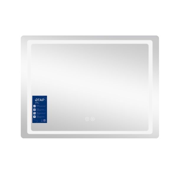 Дзеркало Qtap Mideya (DC-F614) 700х500 з LED-підсвічуванням Touch, з антизапотіванням, димером QT2078NCF07050W фото