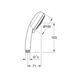 Лейка для ручного душа Grohe Vitalio Comfort 100 26094000 фото 2