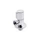 Кран приладовий для підключення Karro 1/2"x3/4" ЗЗ хромований KR-3120 New фото 1