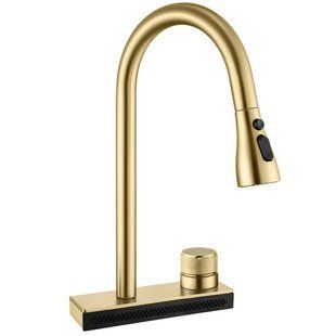 Смеситель для кухни REA CONOR BRUSHED GOLD матовое золото фото