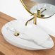 Умывальник (раковина) REA GRETA 65 BIANCO SHINY накладной фото 2