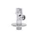 Кран приладовий кутовий 1/2"х1/2" хром, кульовий Thermo Alliance Standart SF340W1515 фото 3