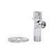 Кран приладовий кутовий 1/2"х1/2" хром, кульовий Thermo Alliance Standart SF340W1515 фото 7