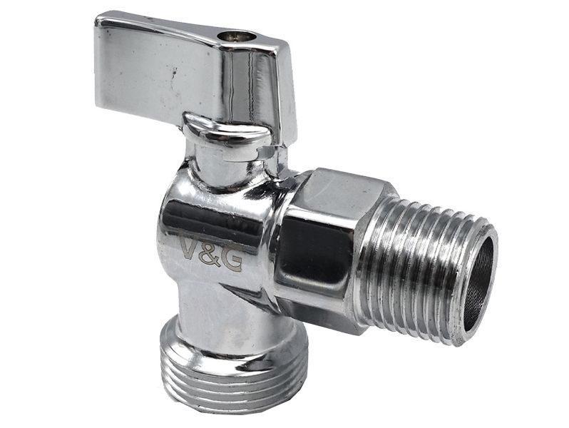 Кран шаровой V&G для подключения сантехнических приборов 1/2" х 3/4" 22 шт фото