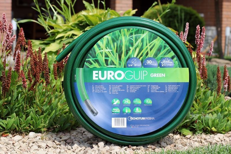 Шланг садовий Tecnotubi Euro Guip Green для поливу діаметр 5/8 дюйма, довжина 50 м (EGG 5/8 50) фото