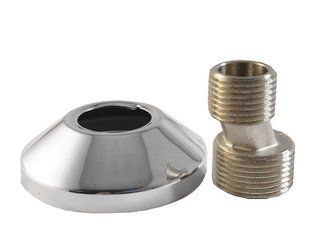 Декоративна чашка 3/4" хром (64х18.5 мм) з ексцентриком 1/2"х3/4" 40 мм (1 шт) Valogin VG-214101 фото
