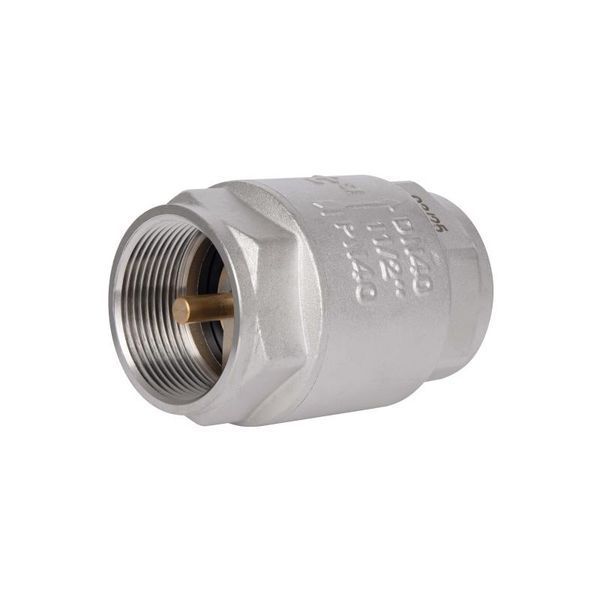 Зворотний клапан із латунним штоком Thermo Alliance Forte 1&nbsp;1/2"ВВ нікель TAF240W40 фото