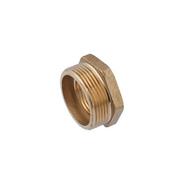 Футорка усиленная LexLine 1 1/2"х1" НВ латунная УК0722-В фото