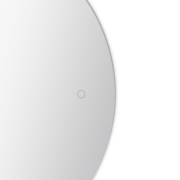 Дзеркало Qtap Taurus HR1200 з LED-підсвічуванням Touch, з антизапотіванням, з димером, рег. темп. кольору (3000-6500K) QTTAUHR1200 фото