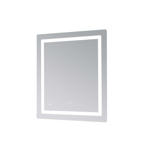 Дзеркало Lidz Kubis 700х800 з LED-підсвічуванням Touch, з антизапотіванням, з димером, рег. яскравості LD78LF904708048447 фото
