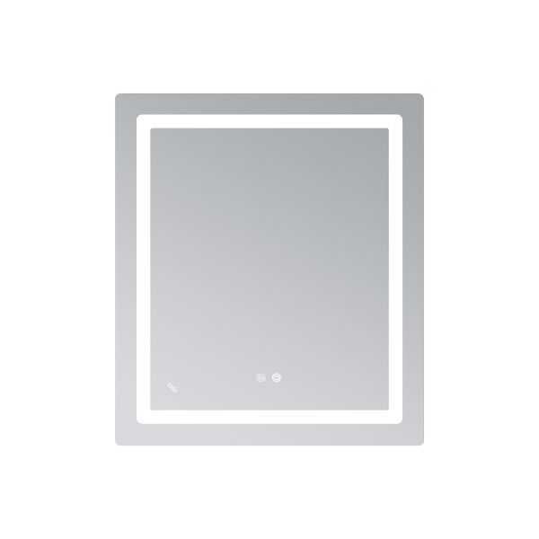 Дзеркало Lidz Kubis 700х800 з LED-підсвічуванням Touch, з антизапотіванням, з димером, рег. яскравості LD78LF904708048447 фото