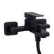 Смеситель для ванны Qtap Gemini (c душевым гарнитуром) QTGEM259BLM45682 Black Matt фото 3