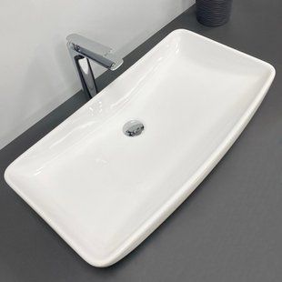 Умивальник (раковина) VBI SILVI 70 WHITE накладний фото