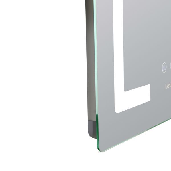 Дзеркало Lidz Kubis (KU2) 500х800 з LED-підсвічуванням Touch, з антизапотіванням, з димером, рег. яскравості LD78LF936508048448 фото