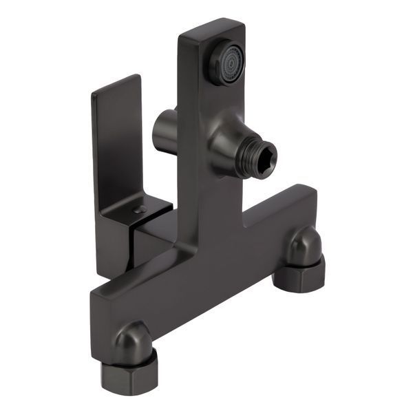 Змішувач для ванни Qtap Gemini (з душовим гарнітуром) QTGEM259GMB45684 Gunmetal Black PVD фото