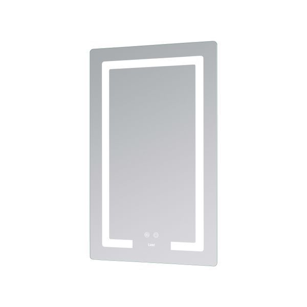 Дзеркало Lidz Kubis (KU2) 500х800 з LED-підсвічуванням Touch, з антизапотіванням, з димером, рег. яскравості LD78LF936508048448 фото