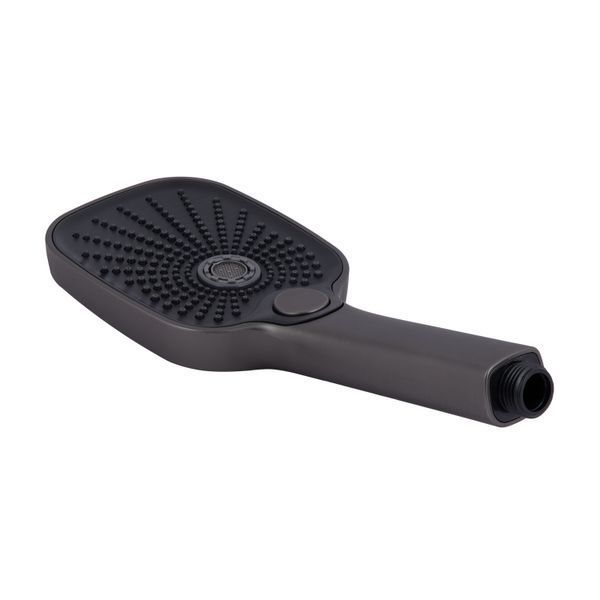Змішувач для ванни Qtap Gemini (з душовим гарнітуром) QTGEM259GMB45684 Gunmetal Black PVD фото