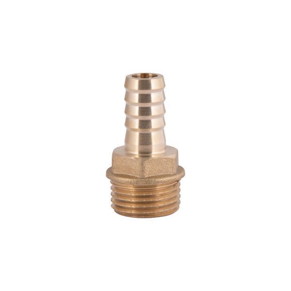 Штуцер для шланга 1/2"Н х 12 мм латунный SD Plus SD4271512 фото