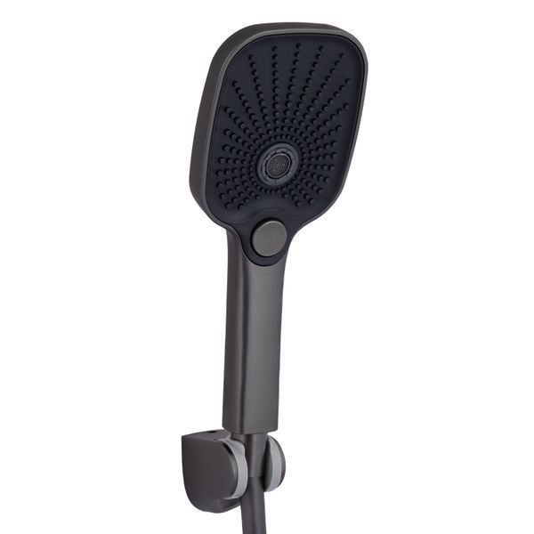 Змішувач для ванни Qtap Gemini (з душовим гарнітуром) QTGEM259GMB45684 Gunmetal Black PVD фото